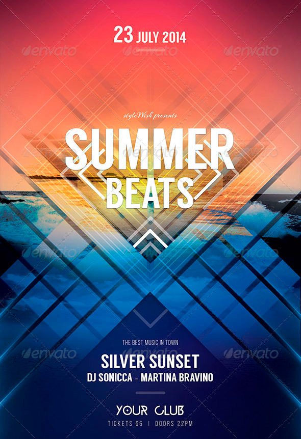 Summer Beats Flyer Template