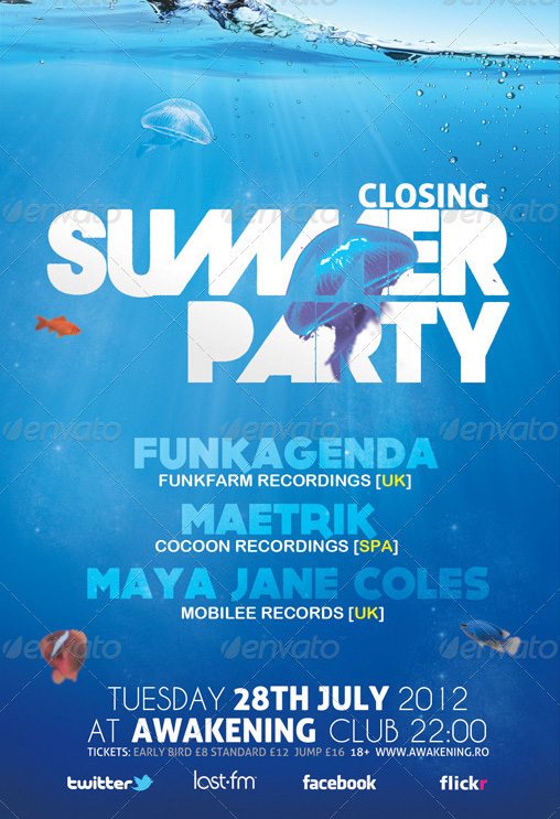 Summer Party Flyer Template