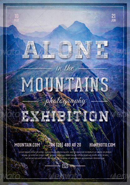 Retro Spring Flyer Template