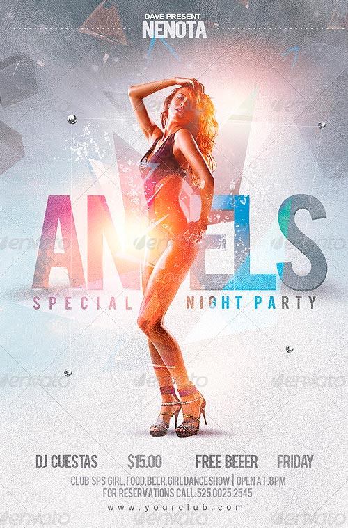 Flyer Angel Special Night Party