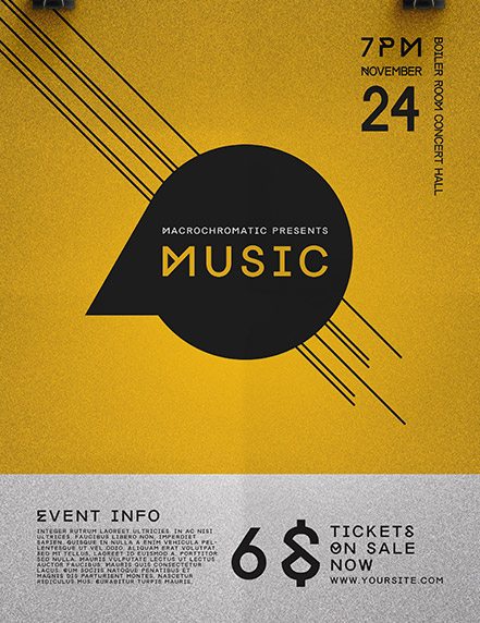 Flyer Template: Indie FesRockival Concert