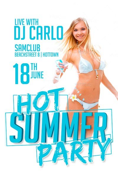 Free Flyer Template: After Hours Party Nightclub Flyer Template