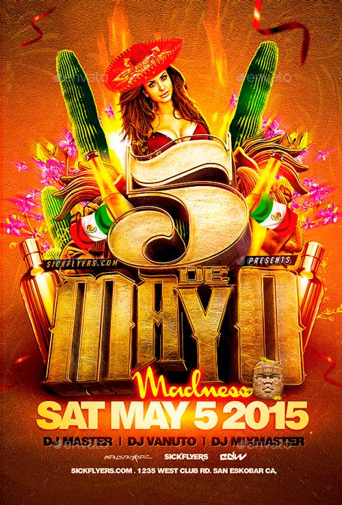 Cinco de Mayo Flyer Template