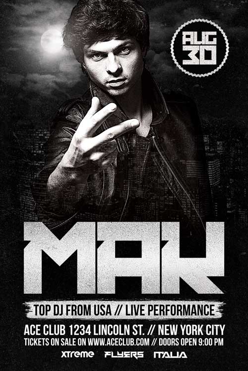 Urban DJ Flyer Template