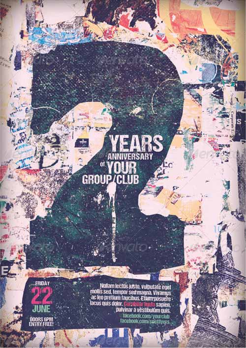 Anniversary Flyer and Poster Template