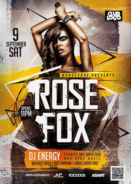 DJ Concert Flyer Template