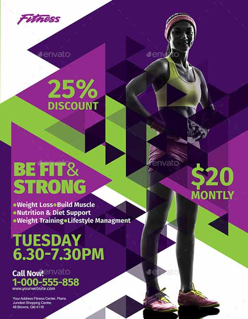Fitness & Sport Flyer Template