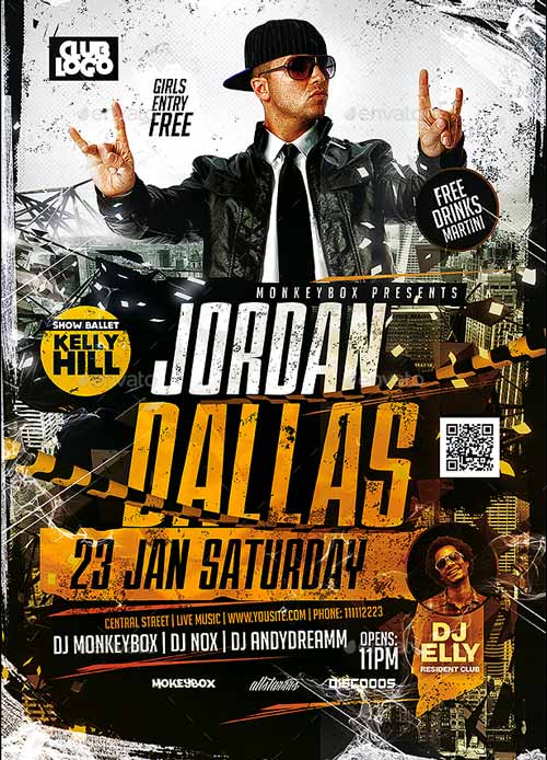 Urban Artist Flyer Template