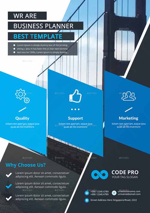 Corporate Business PSD Flyer Template