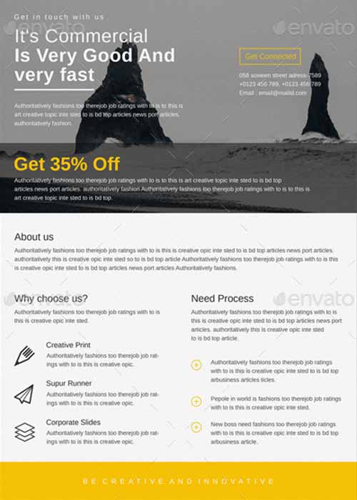 Clean Corporate Design Flyer Template