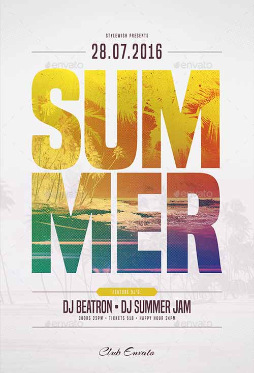 Summer Flyer Template