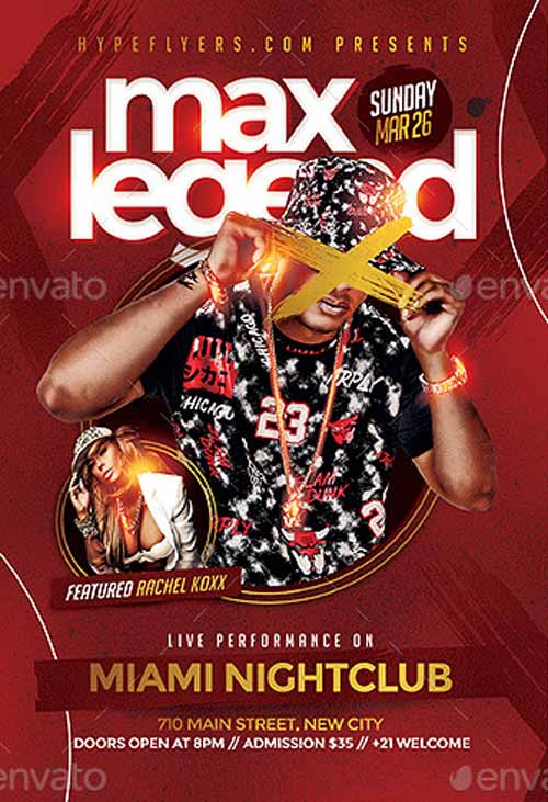 Urban Music Event Flyer Template