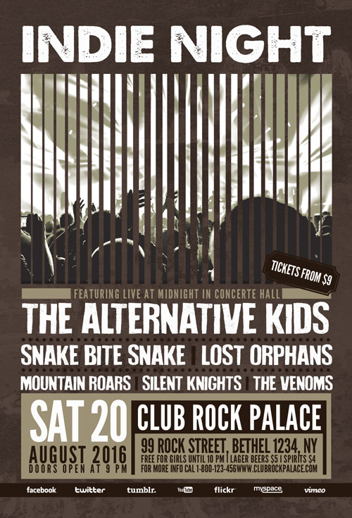 Indie Party Flyer Template