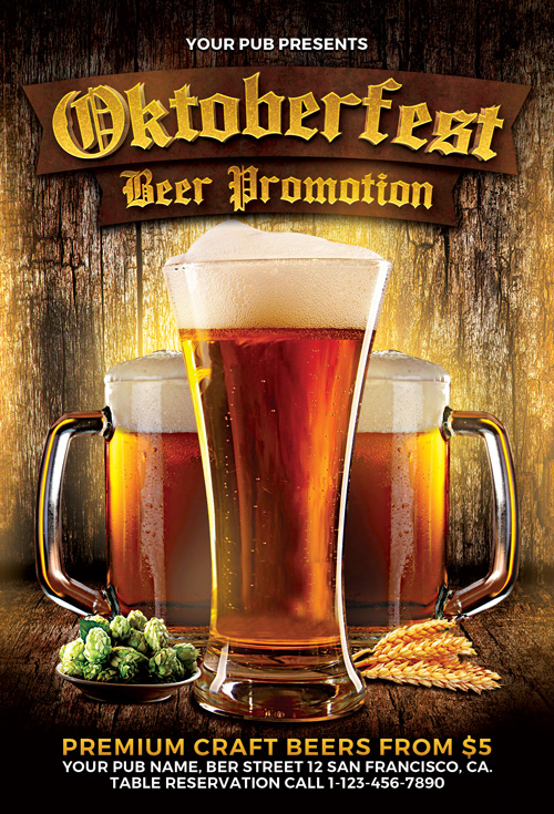 Oktoberfest Flyer Template