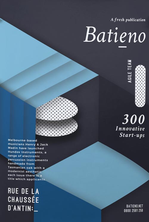 Batieno Publication Free Poster Template
