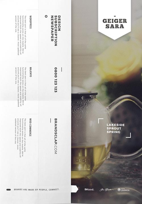 Clean Business Promotion Free Poster Template