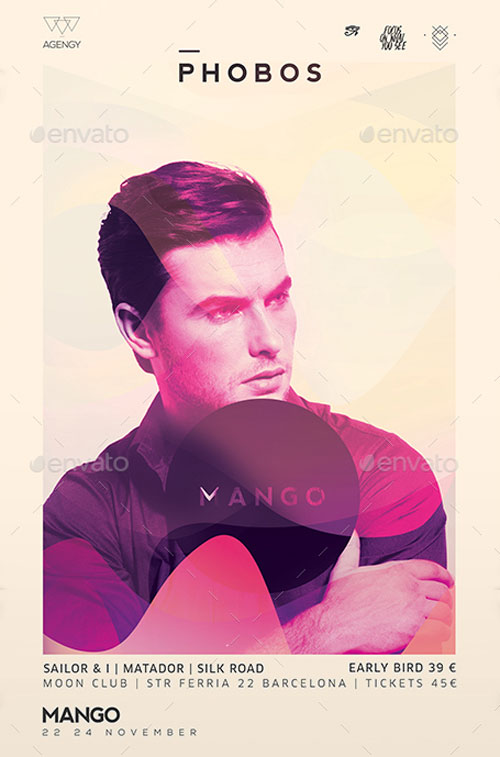 Electro DJ Poster and Flyer Template
