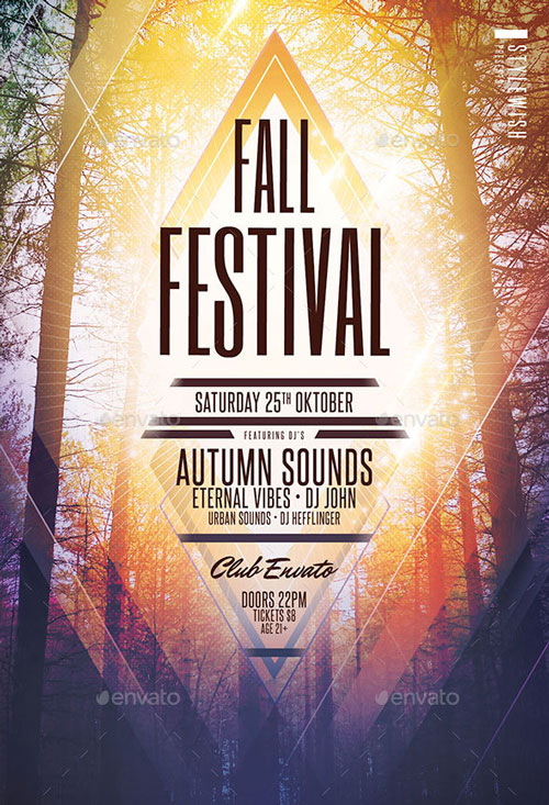 Fall Festival Flyer Template