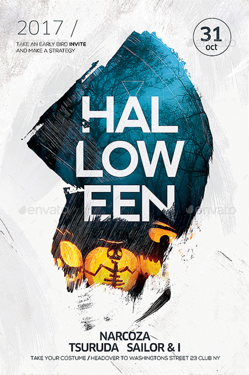 Creative Halloween Flyer Template