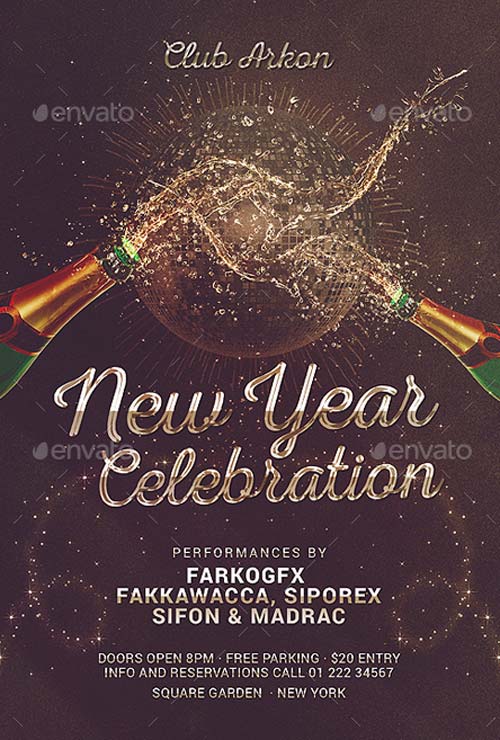 New Year Party Flyer