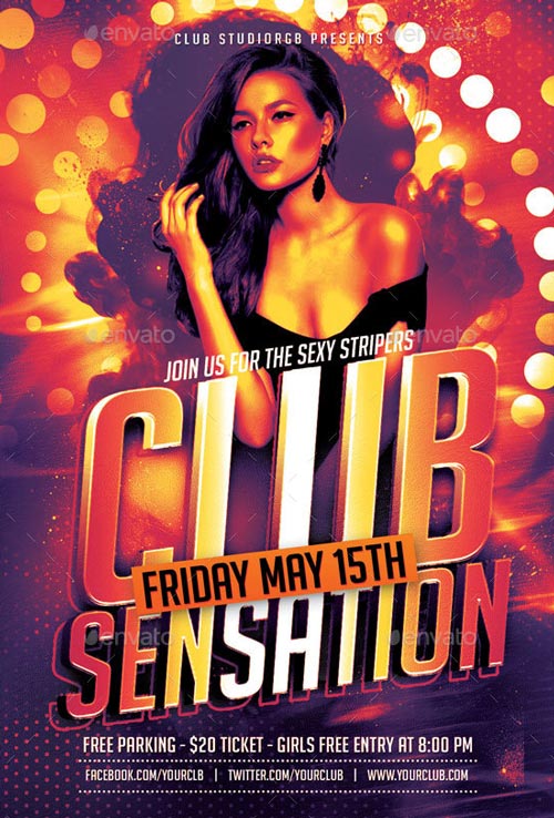 Club Party Flyer Template