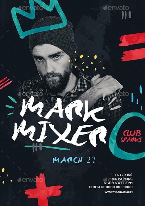 Guest Dj Party Flyer Template