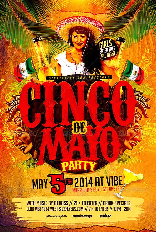 Cinco de Mayo Flyer PSD Template