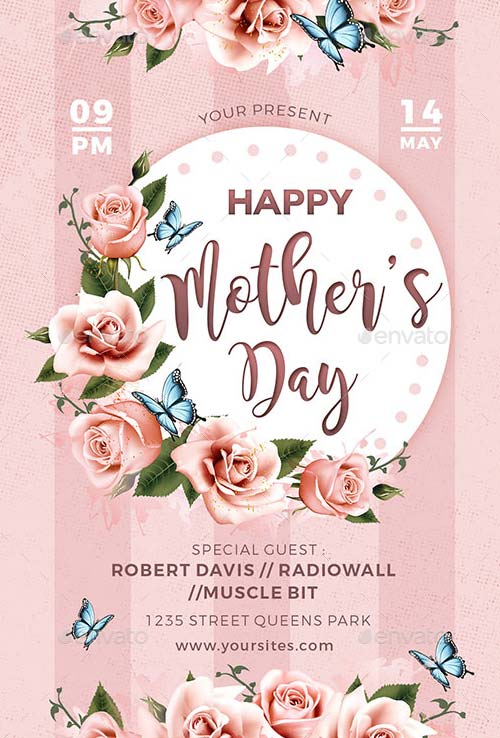 Mothers Day Flyer Template