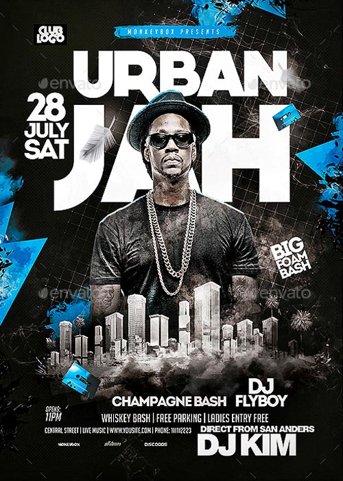 Big Artist Flyer Template