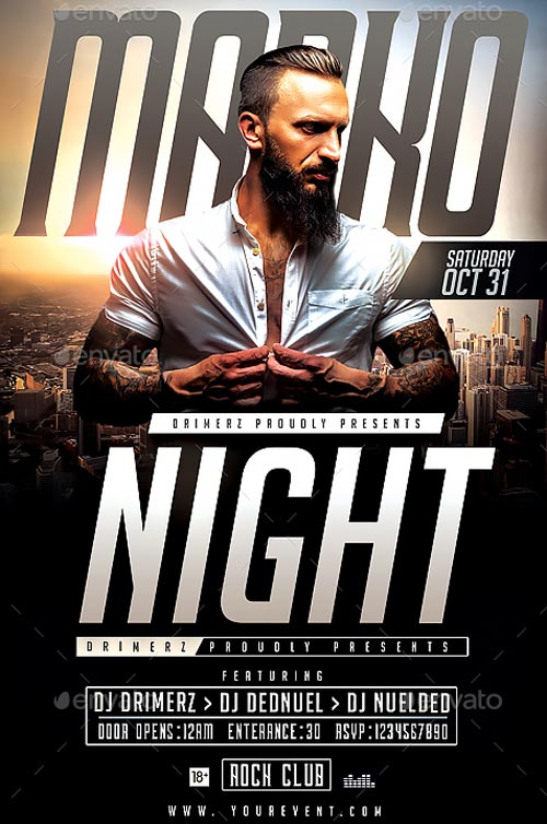 DJ Party Flyer Template