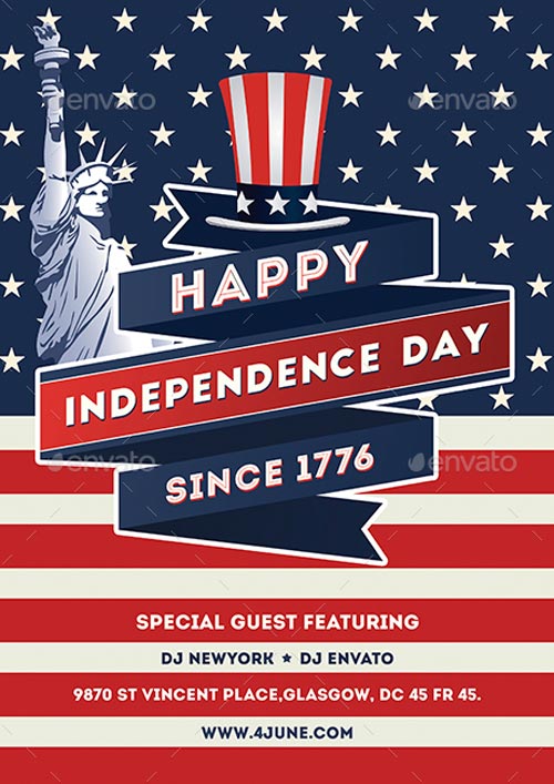 Independence Day Flyer Template