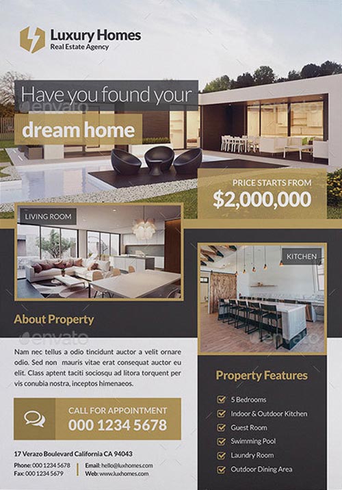 Real Estate Flyer Template