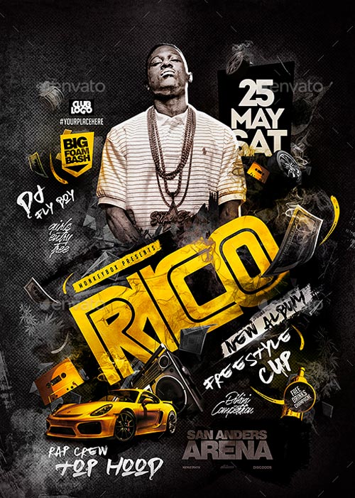 Street Artist Flyer Template