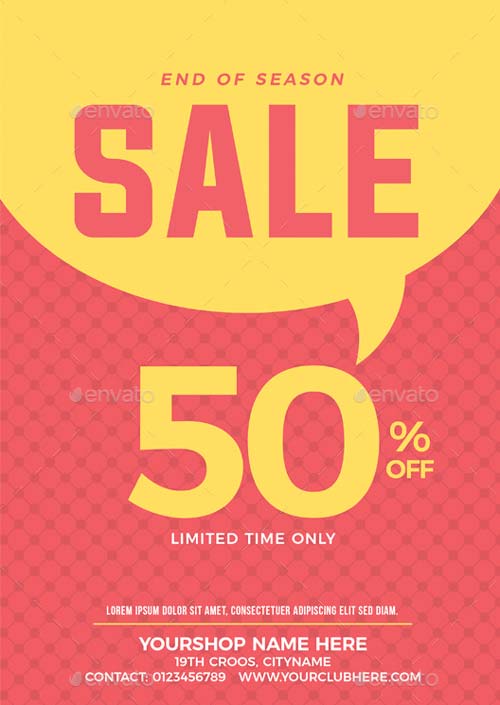 Season Sale Flyer Set