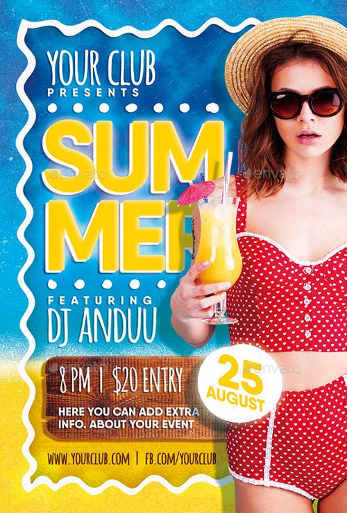 Summer Flyer Template
