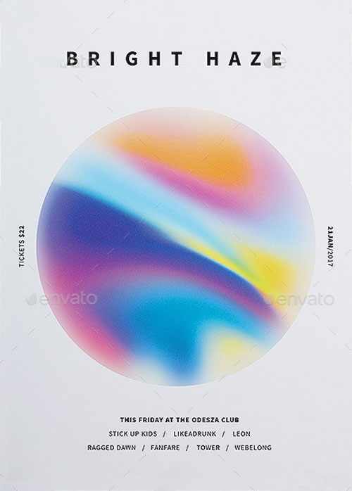 Bright Haze Poster and Flyer Template