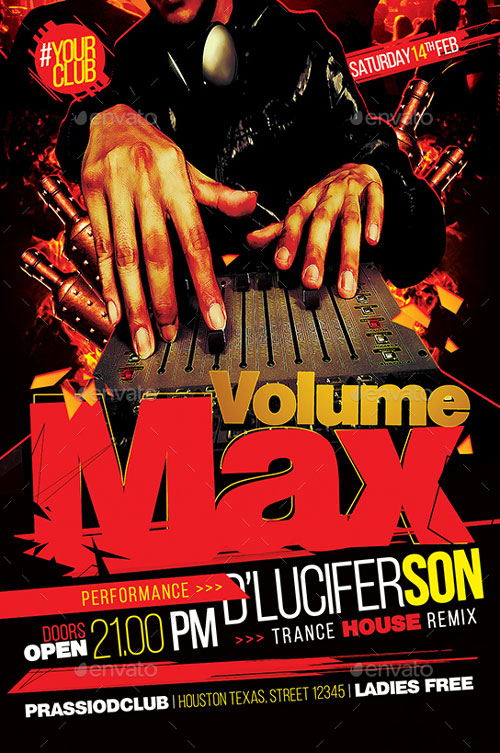 DJ Performance Flyer Template