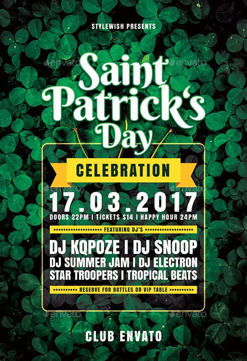 Saint Patrick's Day Flyer Template