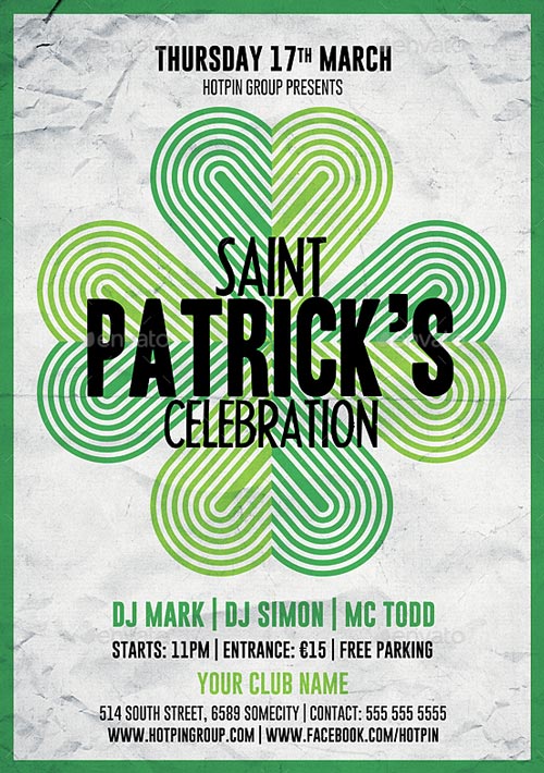 Saint Patrick's Day PSD Flyer Template