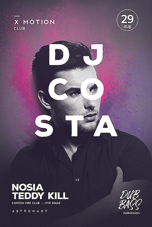 Free DJ Flyer Template