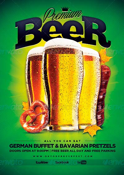 Oktoberfest Event Flyer Template