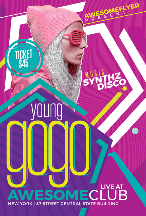 Female Artist Flyer Template