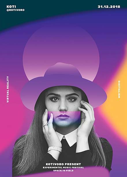Colorful Modern DJ Flyer Template