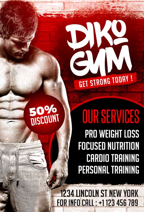 Free Gym Flyer Template