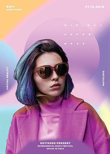 Minimal Electro DJ Flyer Template