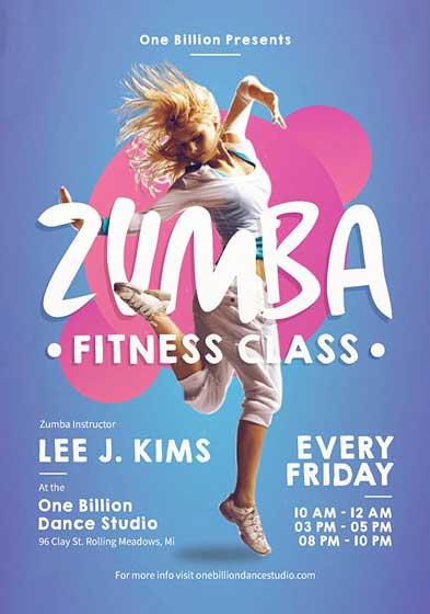 Zumba Fitness Flyer