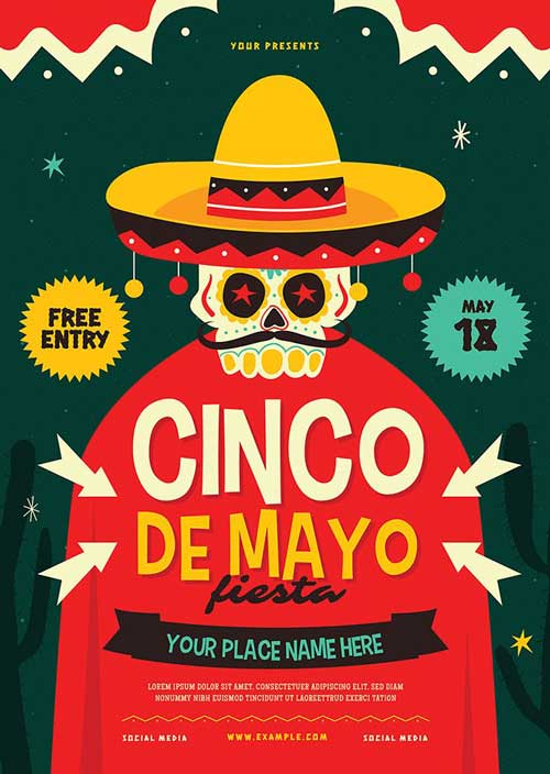 Cinco De Mayo Event Flyer Template