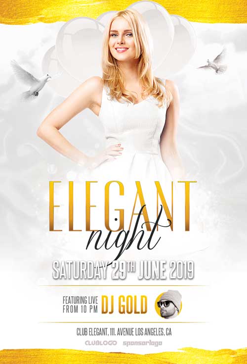 Elegant Night Flyer Template