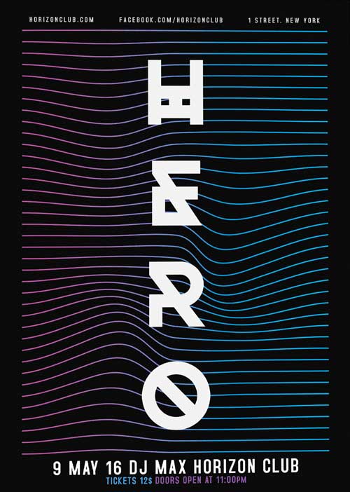 Hero Waves Flyer Template