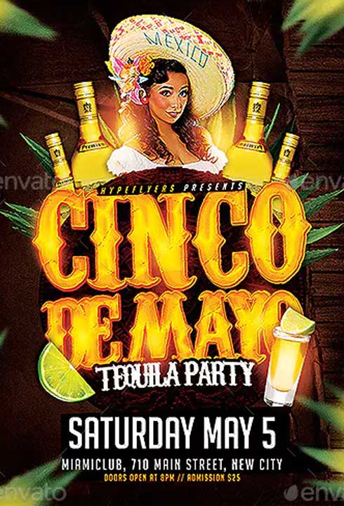 Cinco De Mayo Celebration Event Flyer Template